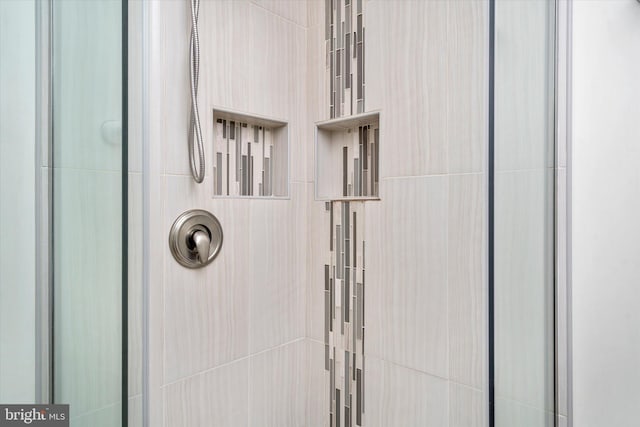 details with walk in shower