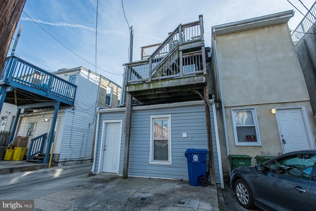 view of rear view of house