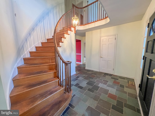 view of foyer entrance