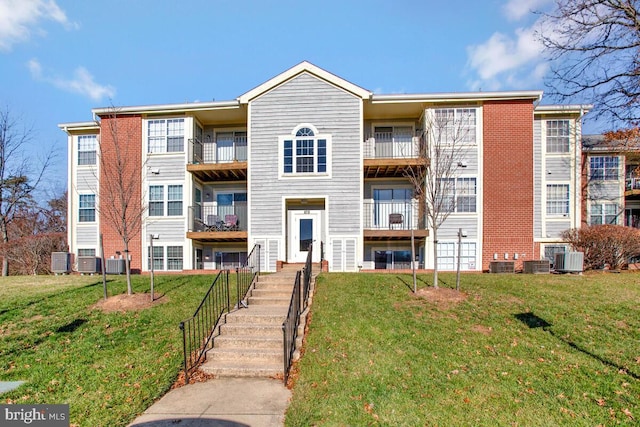 view of property with central AC