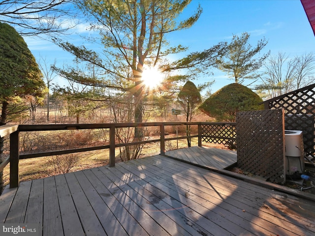 view of deck