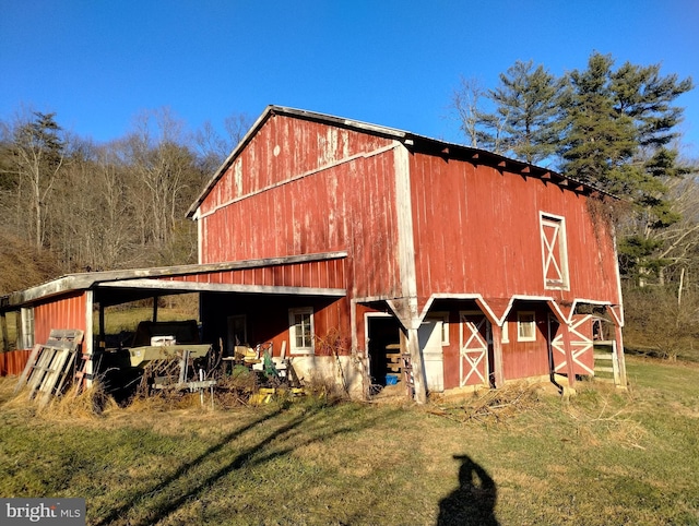 view of stable