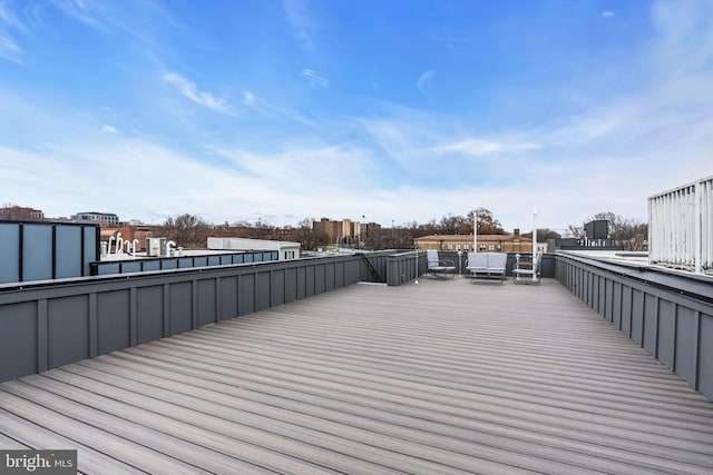 deck featuring an outdoor hangout area