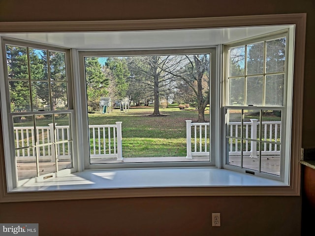 doorway featuring a healthy amount of sunlight