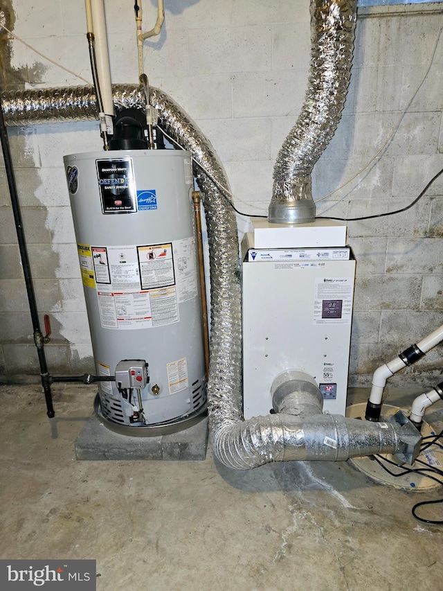 utilities featuring water heater