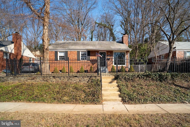 view of front of property