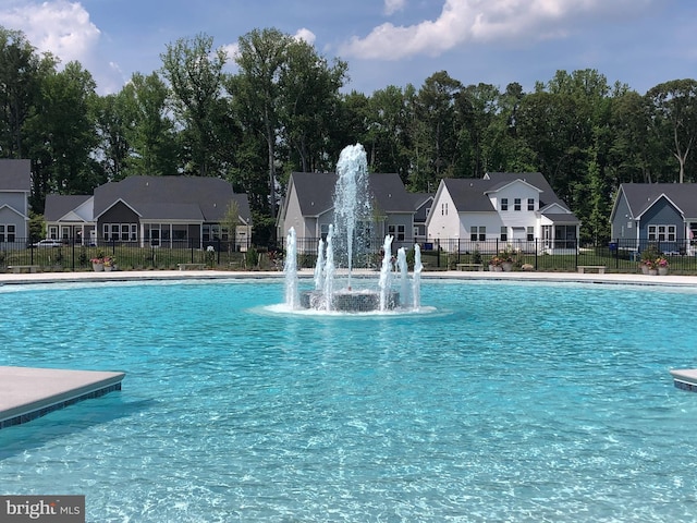 view of pool