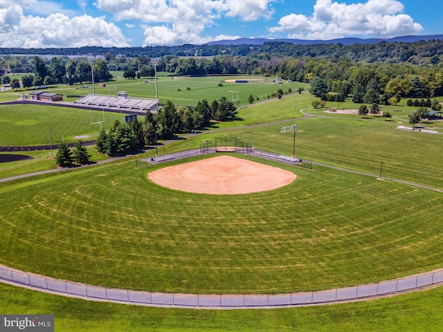 surrounding community featuring a mountain view and a rural view