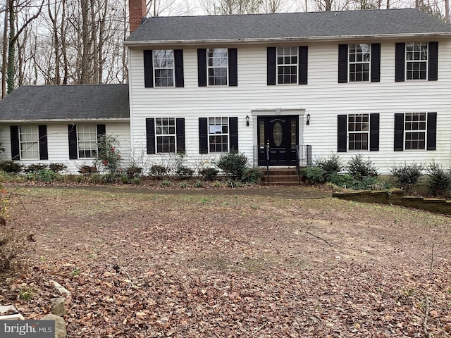 view of colonial house