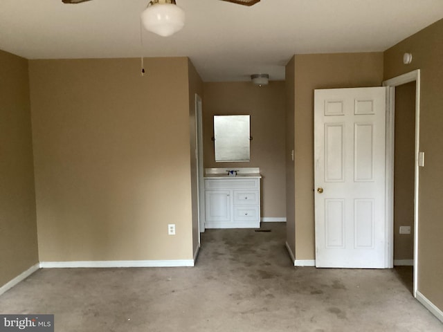 unfurnished bedroom featuring carpet