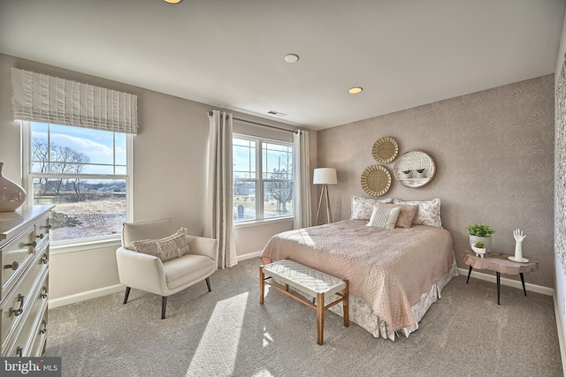 Skyview Dr W, Lavale, MD 21502 - carpeted bedroom featuring baseboards and recessed lighting