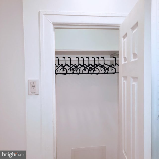 view of closet