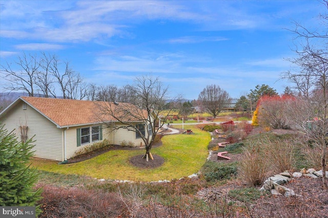 exterior space featuring a yard