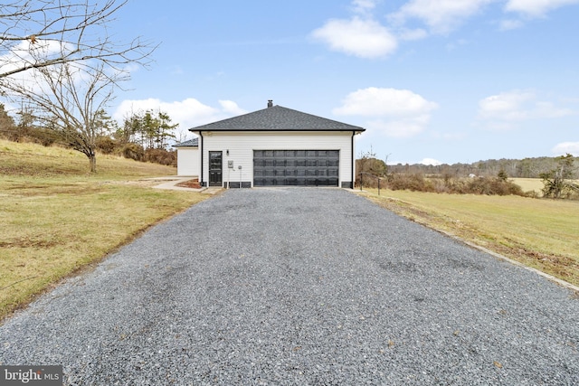 exterior space featuring a lawn