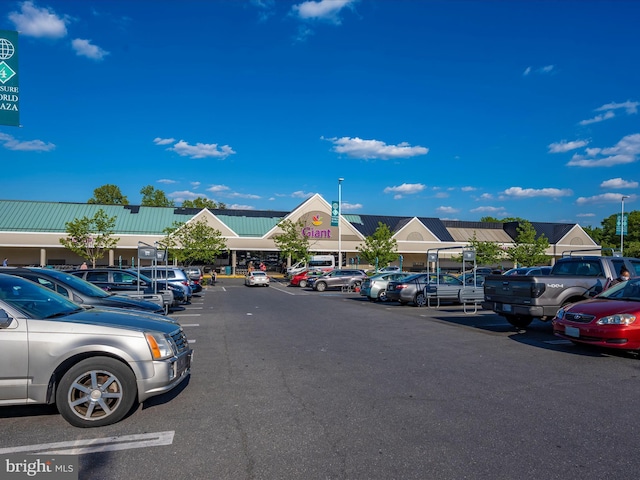 view of parking / parking lot