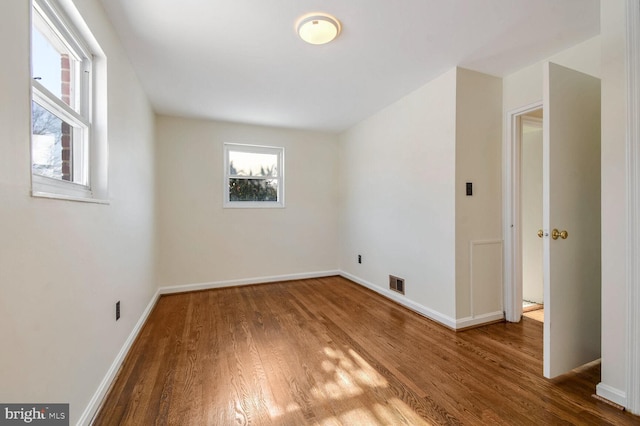 interior space featuring hardwood / wood-style floors