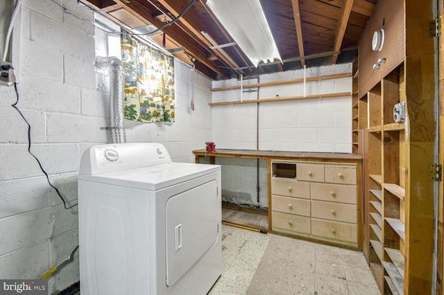 washroom featuring washer / clothes dryer