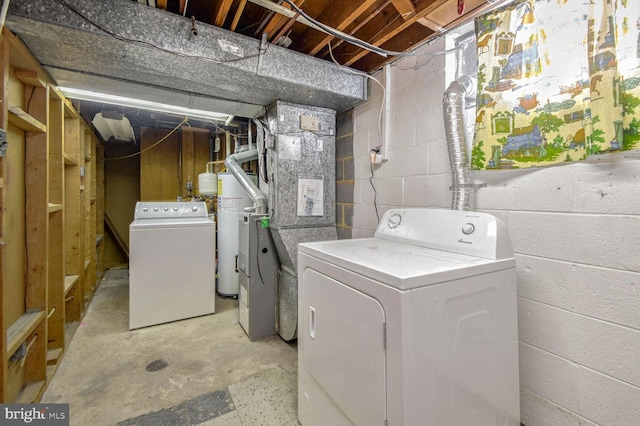 laundry area with washer and dryer