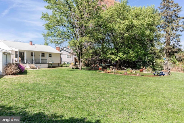 view of yard