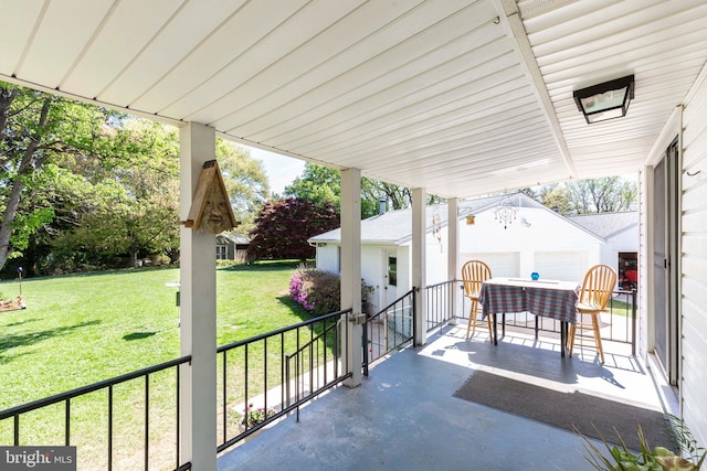 view of patio