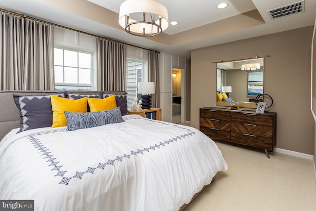 TBB Westmoreland Way Clemson Ii, Charles Town, WV 25414 - bedroom with a chandelier, light colored carpet, baseboards, and recessed lighting