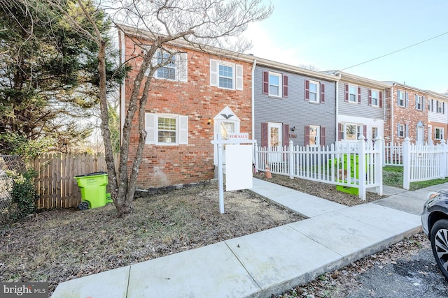 view of townhome / multi-family property