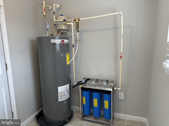 utilities with electric water heater