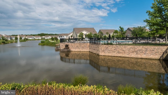 property view of water