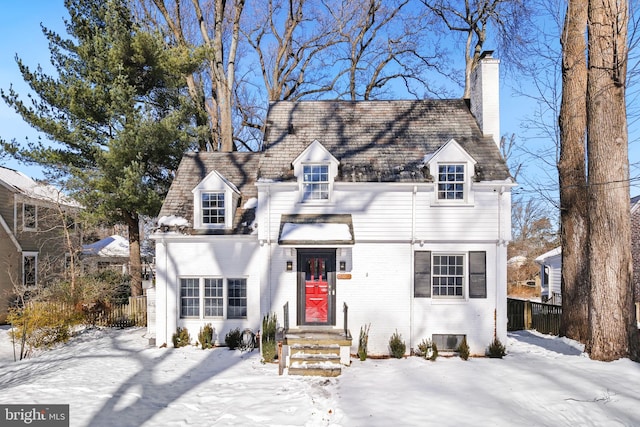 view of cape cod-style house