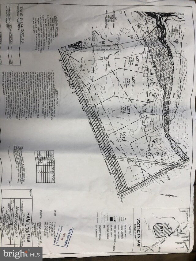 4035 Tamaron Ct, Brandywine, MD 20613 - survey map / technical document
