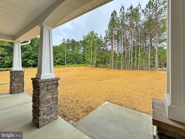 4035 Tamaron Ct, Brandywine, MD 20613 - view of yard with a porch