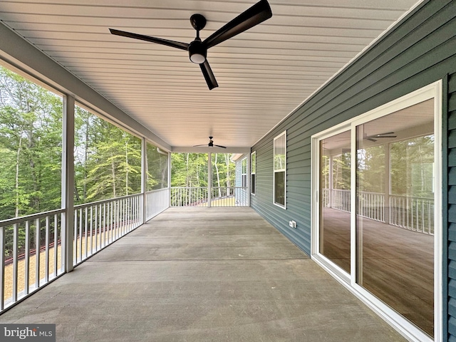 4035 Tamaron Ct, Brandywine, MD 20613 - porch featuring a ceiling fan