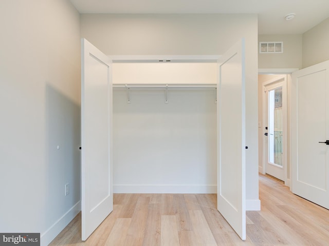 view of closet