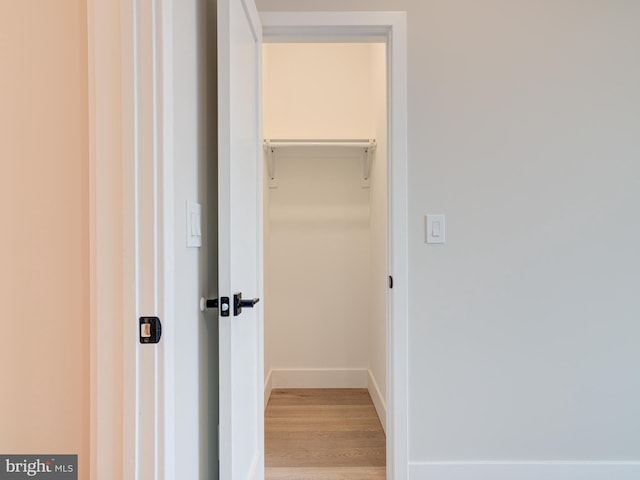 view of closet