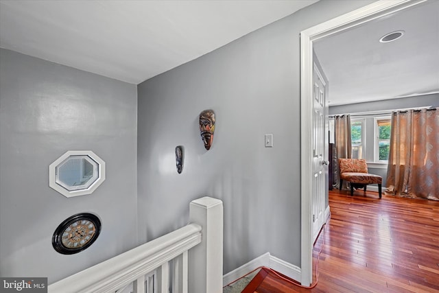 interior space featuring hardwood / wood-style flooring