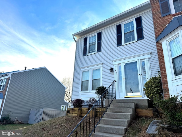 view of front of home