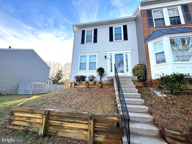 view of front of home