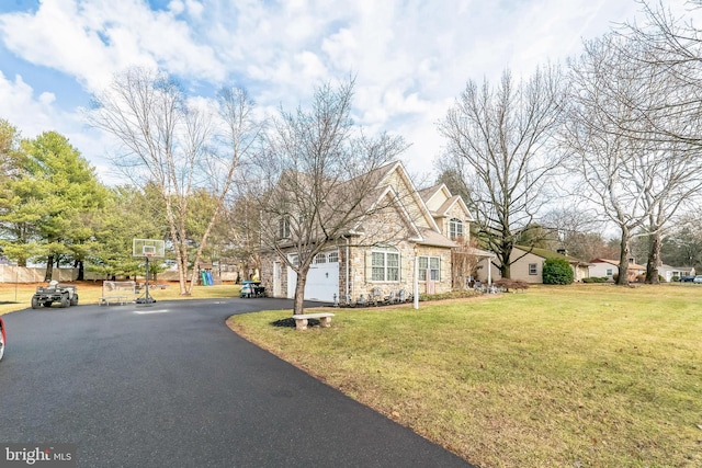 exterior space featuring a yard