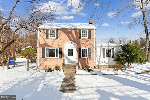 view of colonial house