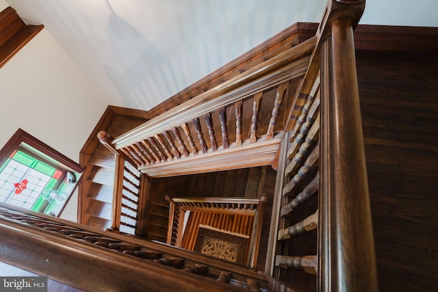 view of stairs