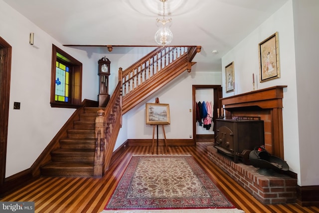 interior space featuring hardwood / wood-style flooring