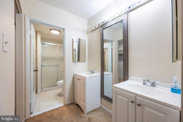 6711 Park Heights Ave Unit 207, Baltimore, MD 21215 - full bath featuring a shower stall and two vanities