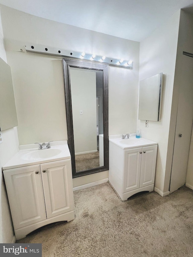 6711 Park Heights Ave Unit 207, Baltimore, MD 21215 - full bath with carpet flooring and vanity