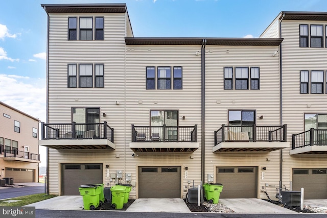 exterior space featuring central AC unit