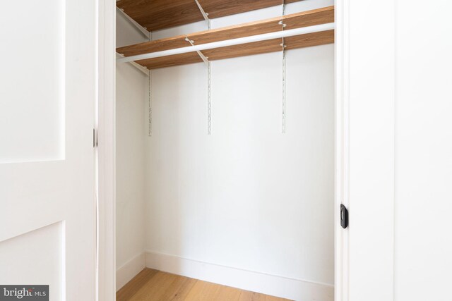 view of closet