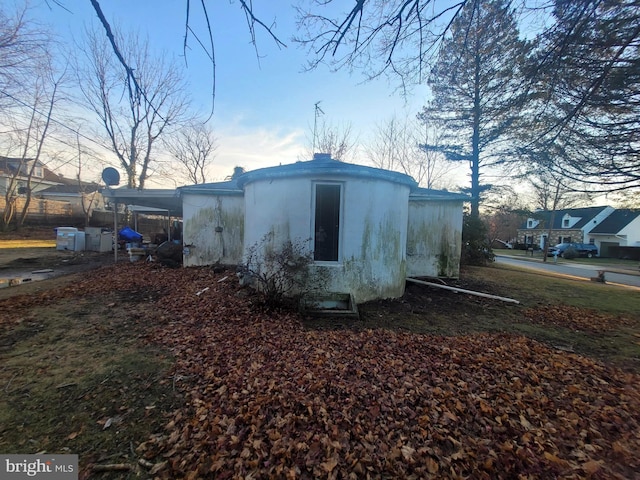 view of outbuilding