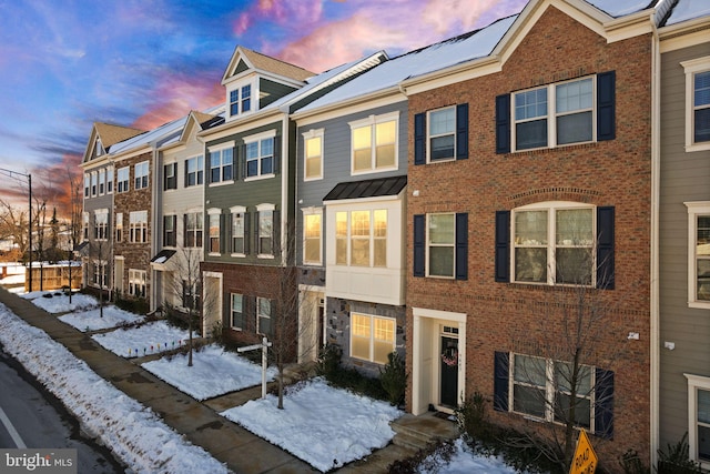 view of townhome / multi-family property