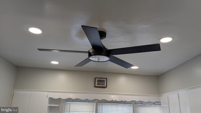 details featuring ceiling fan