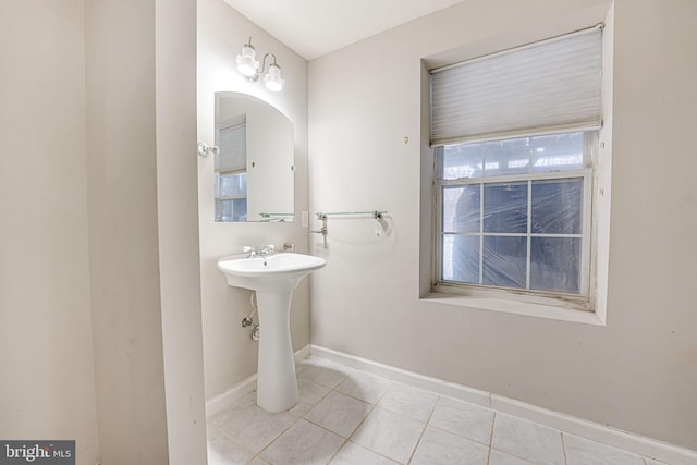 bathroom featuring tile patterned floors