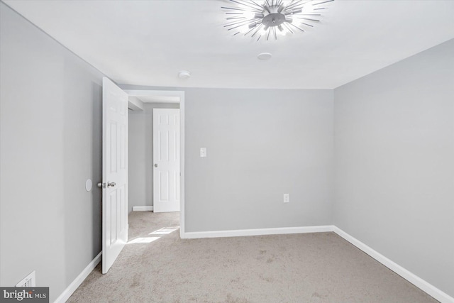 811 Rosedale Ave, Rosedale, MD 21237 - spare room with light carpet